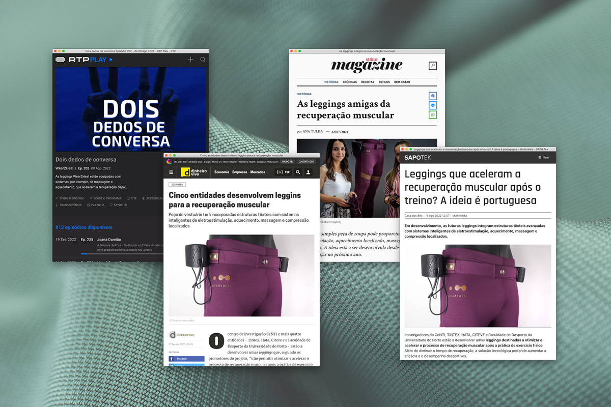 -Wear2Heal featured in the Portuguese Press